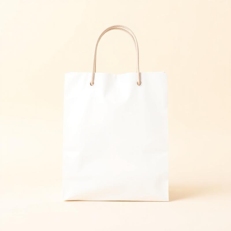 White Paper Carry Bag